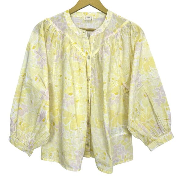 Billabong Dreamy Days Floral Button Up Large Cottagecore Hippie Boho Relaxed - Picture 5 of 10
